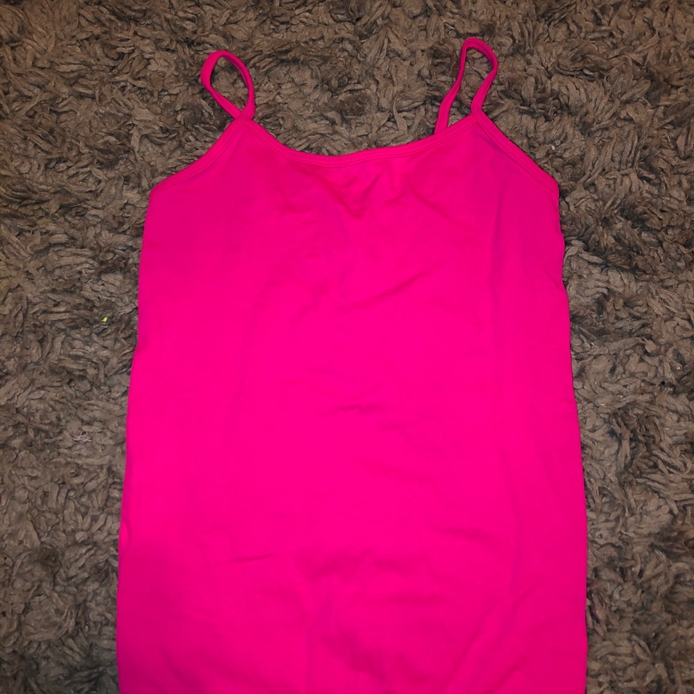 Neon Pink Cami Tank Top